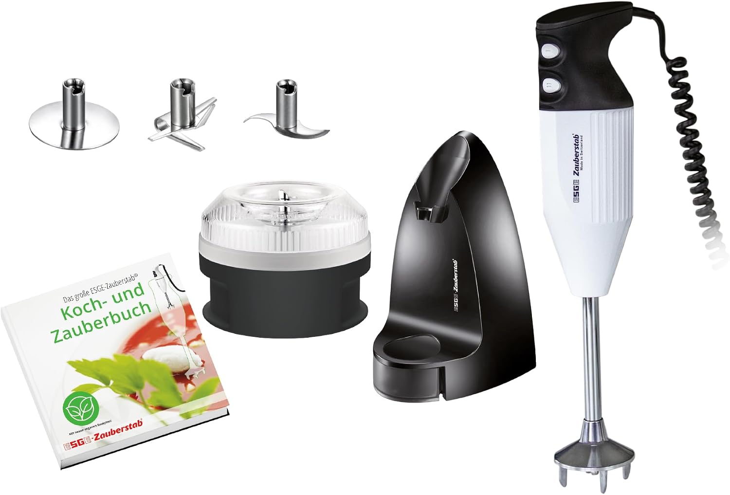 ESGE-Zauberstab Petticoat Edition 99205, Optisch, Hochleistungsmixer, 180 W, 220–240 V, 10 l, 30 cm, 5 Minuten, Schwarz