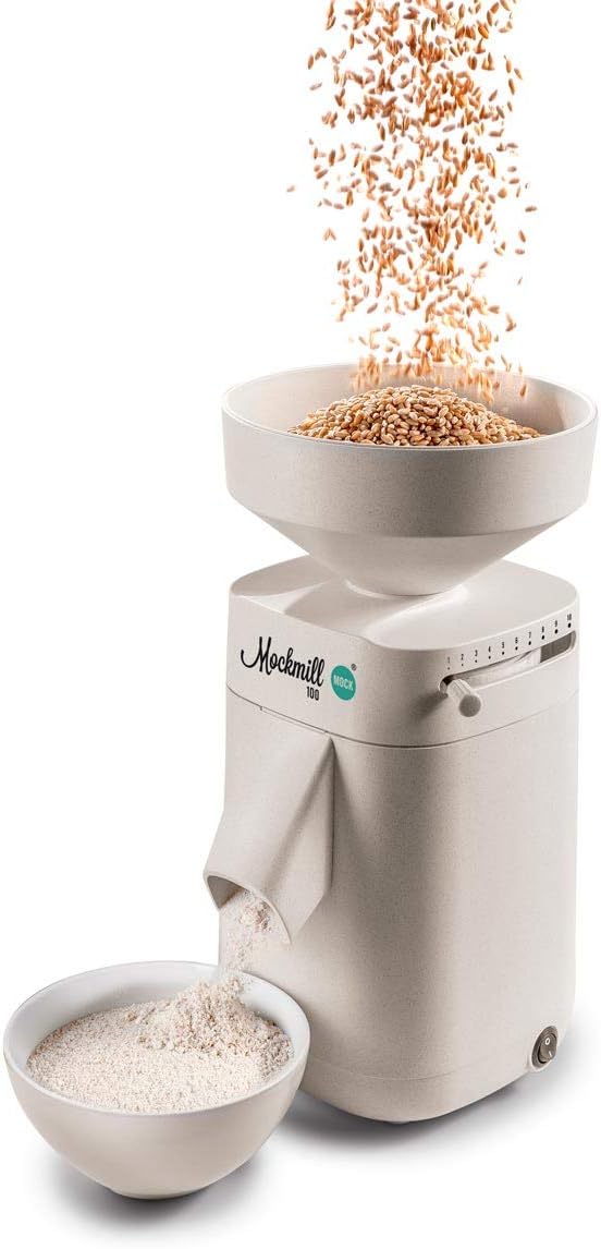Mockmill 200 mit 600 Watt Getreidemühle, 100 g, 1100 g, 90 mm