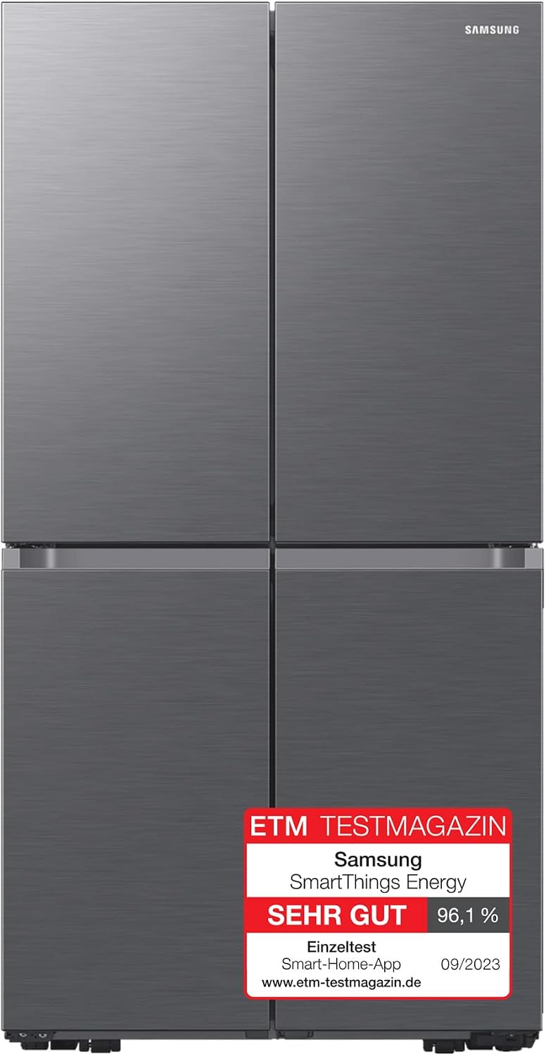 Samsung French-Door-Kühlschrank mit Gefrierfach, Automatisch, 649 l, 178 cm, 72 cm, No Frost, Edelstahl