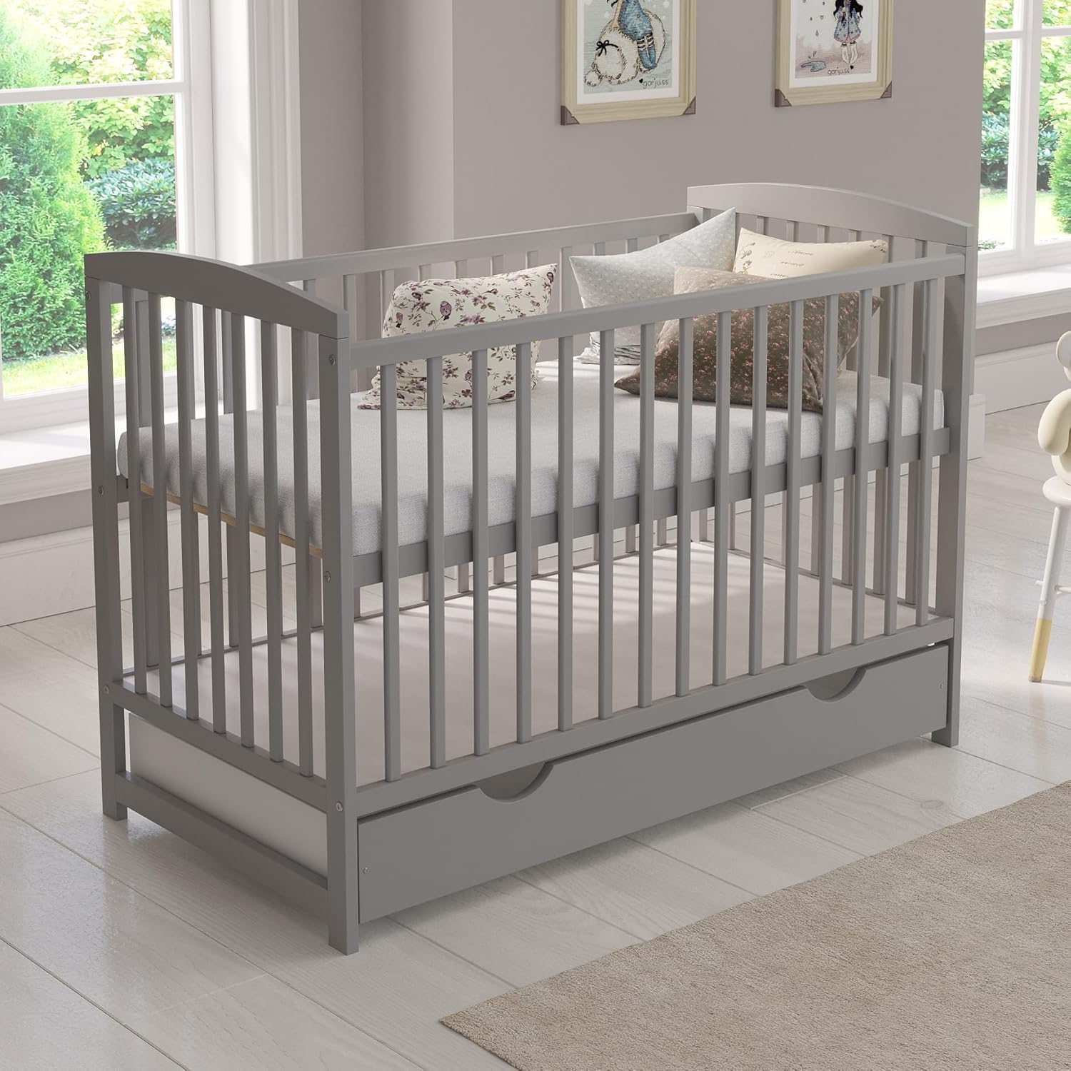 Love For Sleep Babybett, Deluxe-Schaumstoffmatratze, Beistellbett, 6 cm, 65 cm