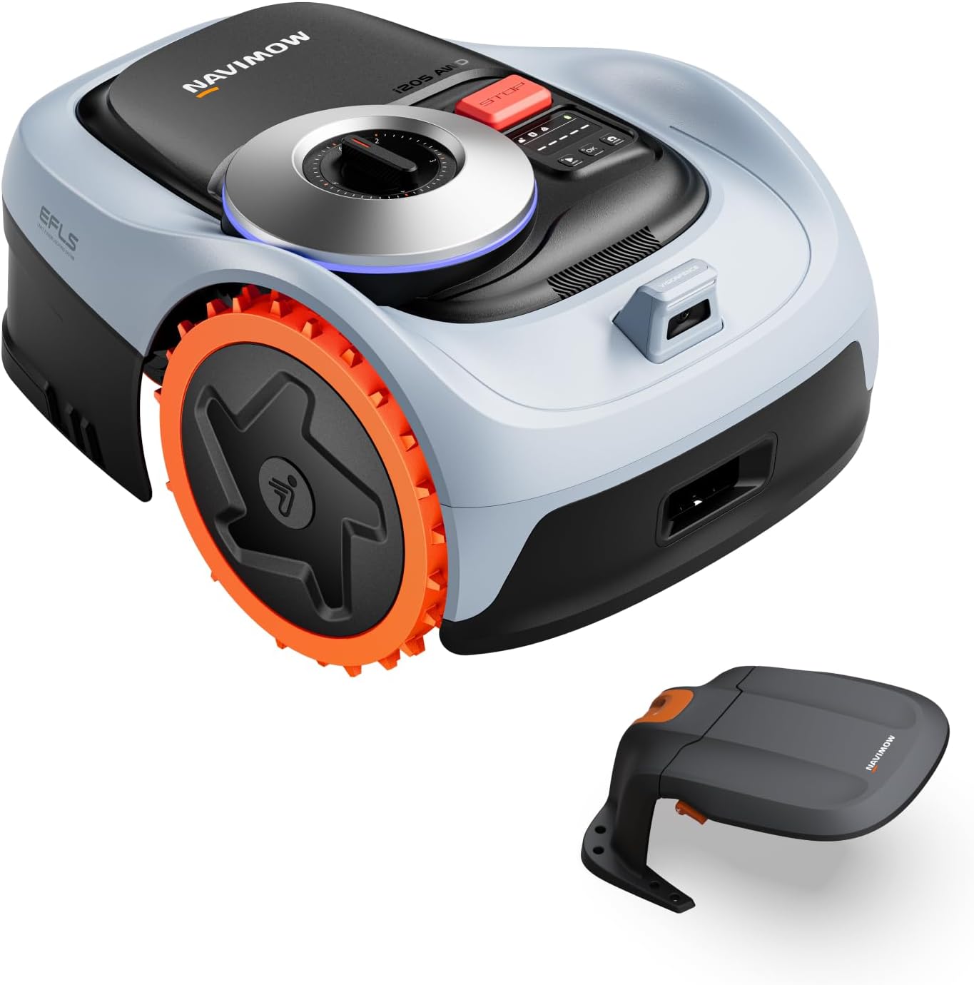 Segway Navimow i205 AWD (Neuer i105E) Mähroboter ohne Begrenzungskabel mit Garage S, Rasenmäher, 8 Stunden, 2–6 cm, 18 cm