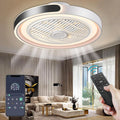 ACJK Deckenventilator Licht Fernbedienung Deckenventilator mit Beleuchtung, 70W/7000lm dimmbare LED, 6 Geschwindigkeitsstufen + Timer, App-Steuerung