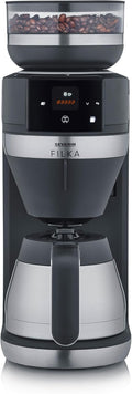 SEVERIN FILKA, Filterkaffeemaschine, 96 °C, LED, Edelstahl, Schwarz