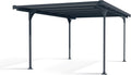 Canopia by Palram Carport Bausatz Verona 5000 504 × 299 cm Einzelcarport Polycarbonat in, 4 cm, 90 km/h, 100 kg, Aluminium