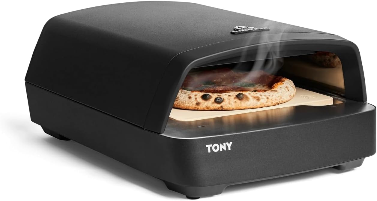 BURNHARD Gas Pizzaofen - TONY, 450 °C, 29 cm, 1,5 cm, 33 cm, 14,5 kg