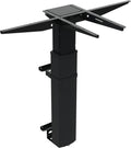 Schreibtisch Conset 501-19 Wall - Wand Worktrainer, Höhe 68-120 cm, Wand Schreibtisch, Elektrischer Höhenverstellbarer Gestell, Schwarz, Metall