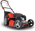 Scheppach MS225-53 Benzin Rasenmäher mit Antrieb - 6PS, Garten, 56 cm, 25 -75 mm, 65 l, 53 cm, Mulchfunktion