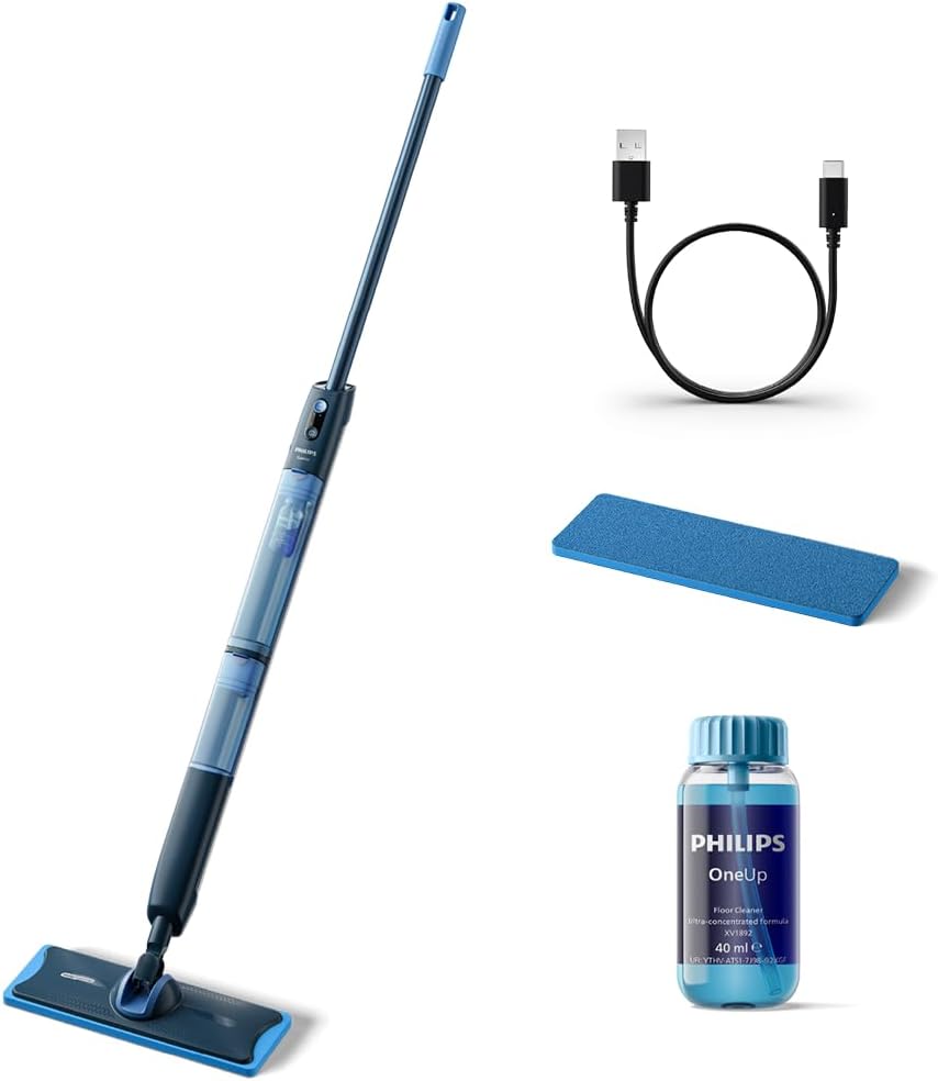 Philips OneUp 5000 Serie Elektrischer Wischmopp - 2X sauberere Böden2,2X schnelleres