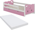 VitaliSpa Kinderbett Jessica, Jugendbett, Matratze, 160 cm, 53 cm, 86 cm, 34 kg