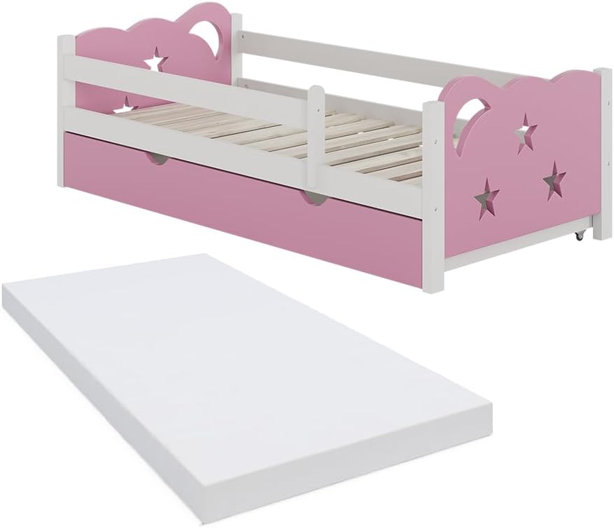 VitaliSpa Kinderbett Jessica, Jugendbett, Matratze, 160 cm, 53 cm, 86 cm, 34 kg