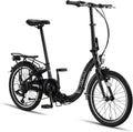 PACTO Premium Klappfahrrad, Pendlerfahrrad, Wohnmobil, 35 cm, 110 kg