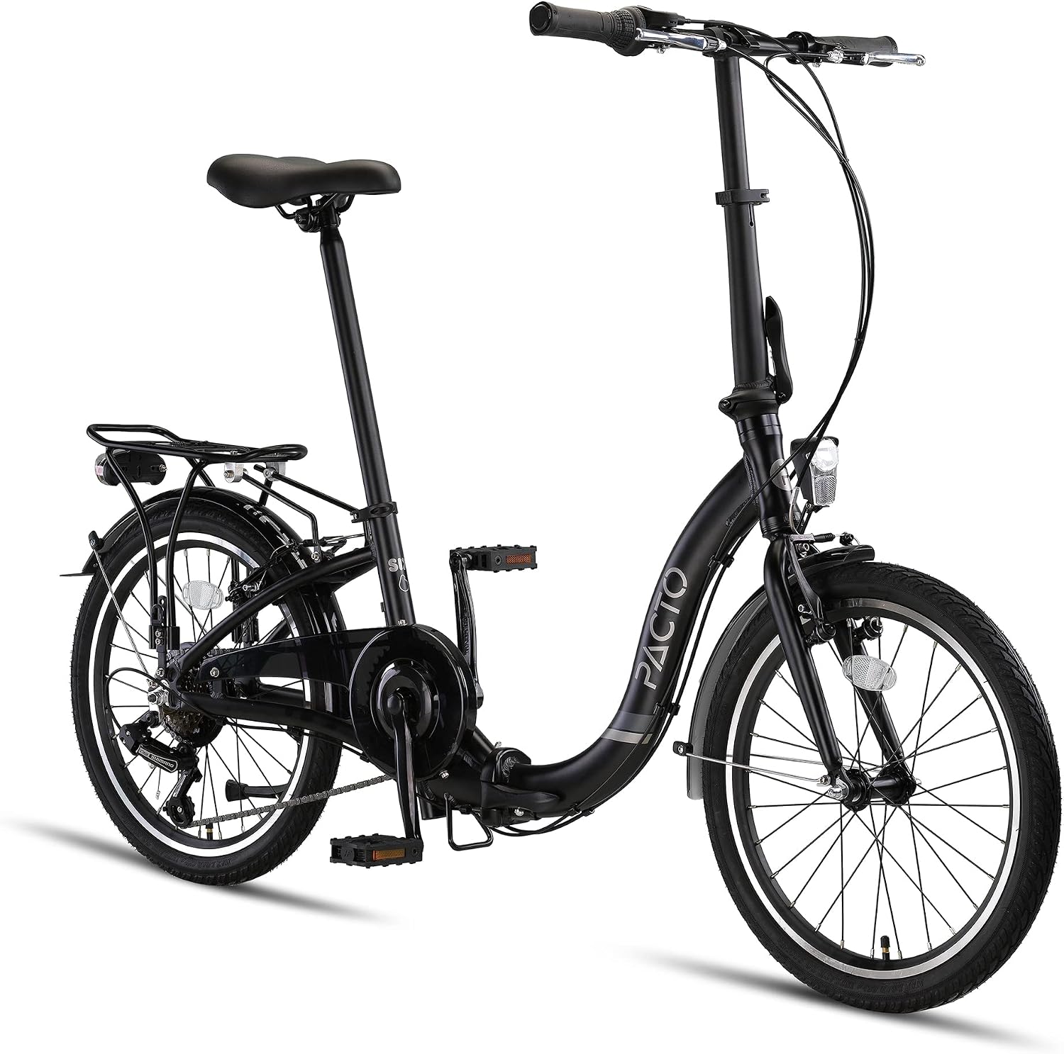 PACTO Premium Klappfahrrad, Pendlerfahrrad, Wohnmobil, 35 cm, 110 kg
