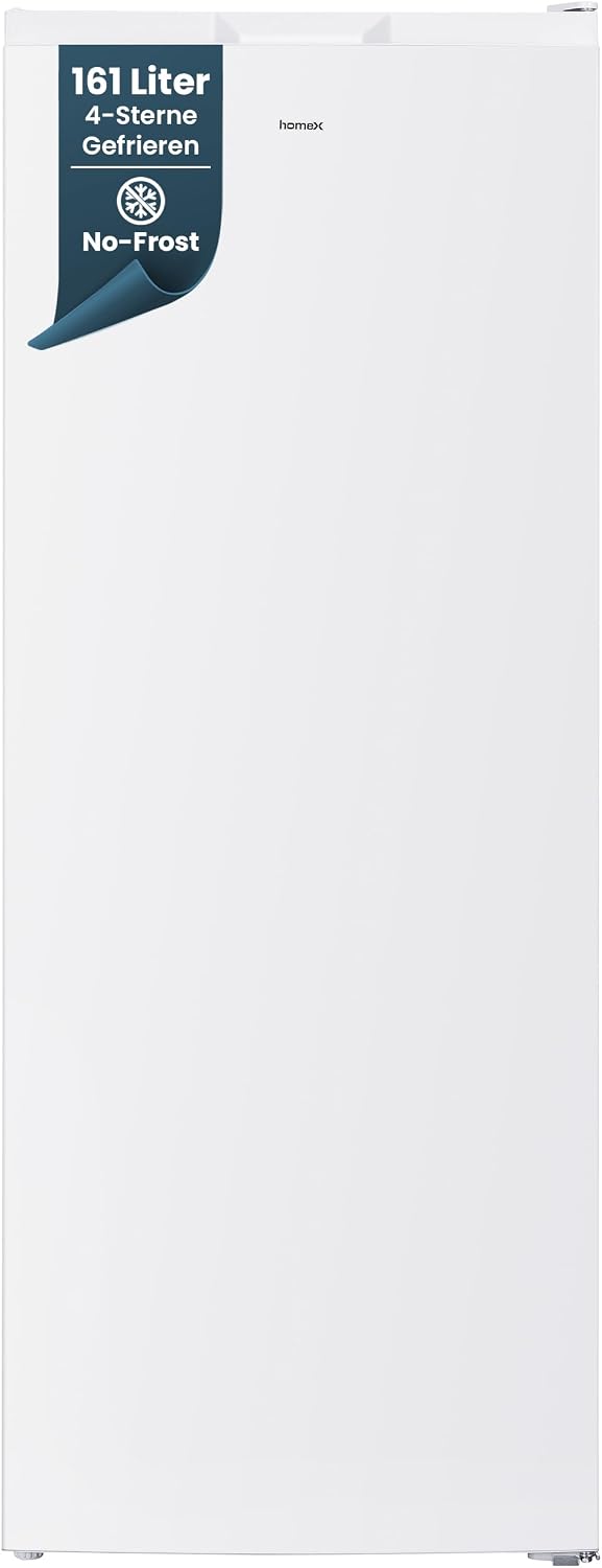 HomeX Gefrierschrank NoFrost, Tiefkühlschrank, 12 kg, 39 dB, No Frost