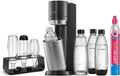 SodaStream Wassersprudler DUO Comfort-Set mit Quick-Connect CO2-Zylinder, Küchenschrank, Identisch, Für Zuhause, 44 cm, 0,5 l, 1 l, 7 °C