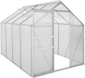 Zelsius Aluminium Gewächshaus 250 × 190 cm, Garten, 25 °C, 60 °C, 6 mm, 124 cm, 195 cm