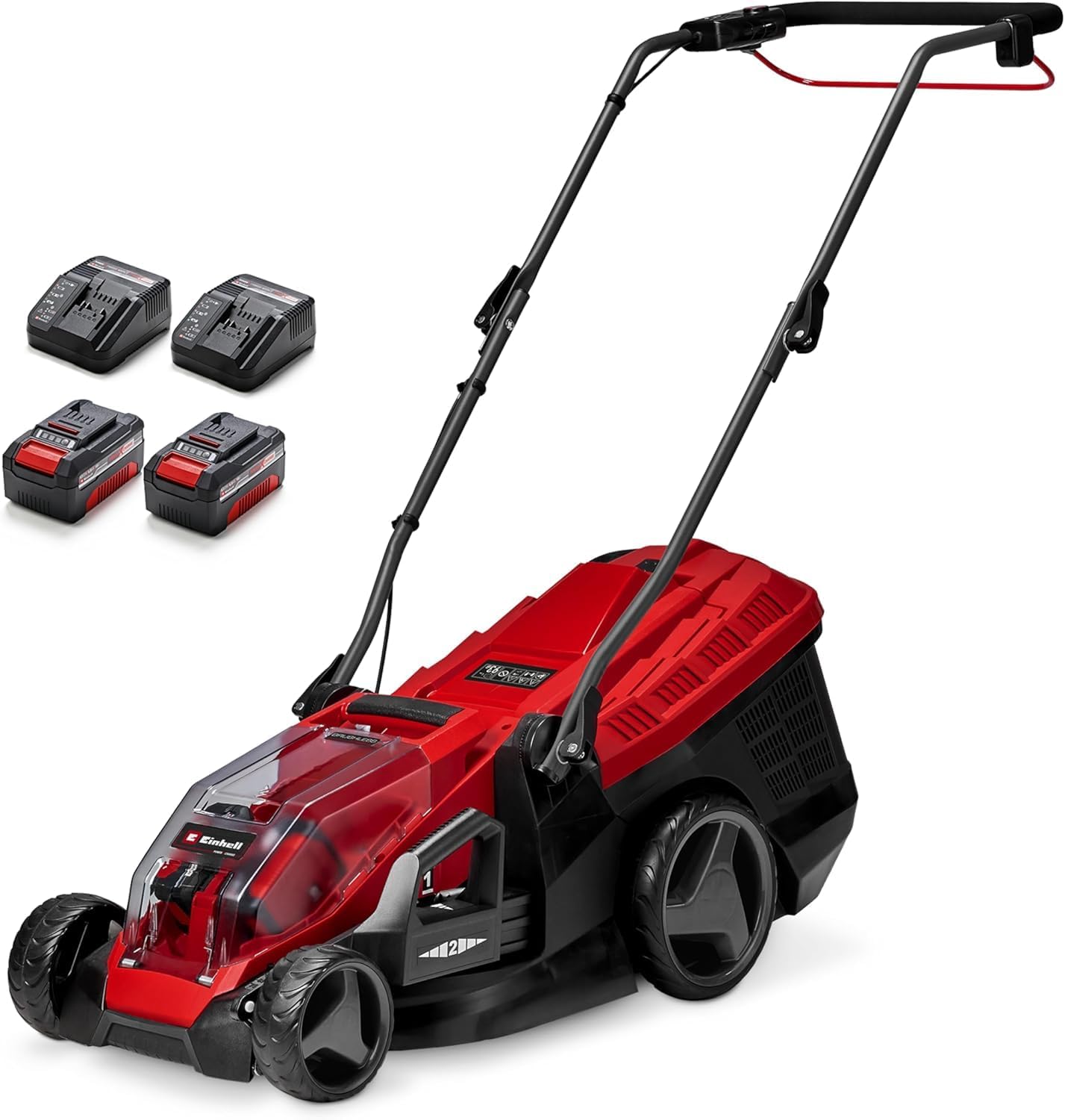 Einhell Akku-Rasenmäher GE-cm 36/36 Li Kit Power X-Change (36 V, 4,0 Ah, 40 l