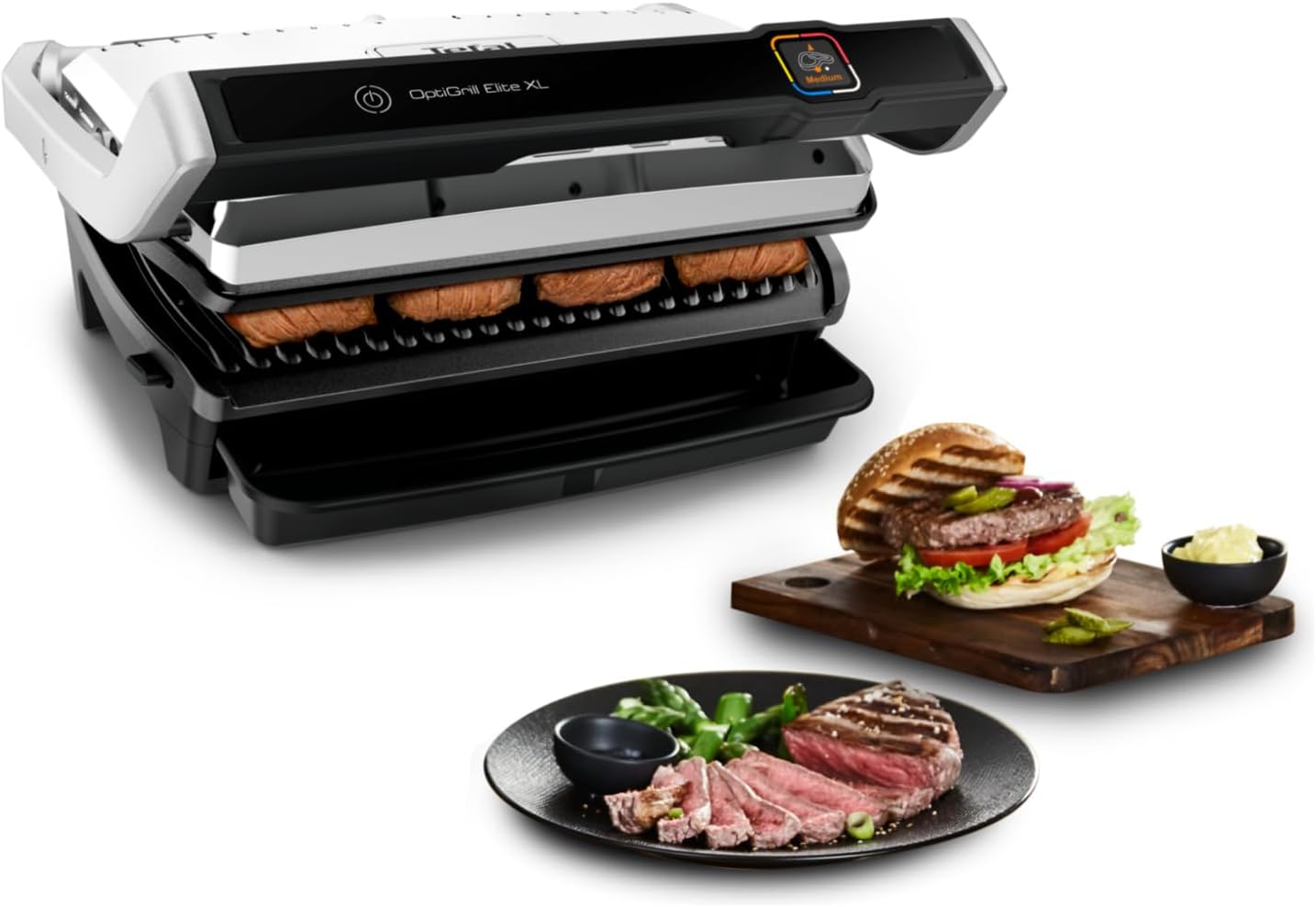 Tefal OptiGrill Elite XL Kontaktgrill, Elektrogrill, App
