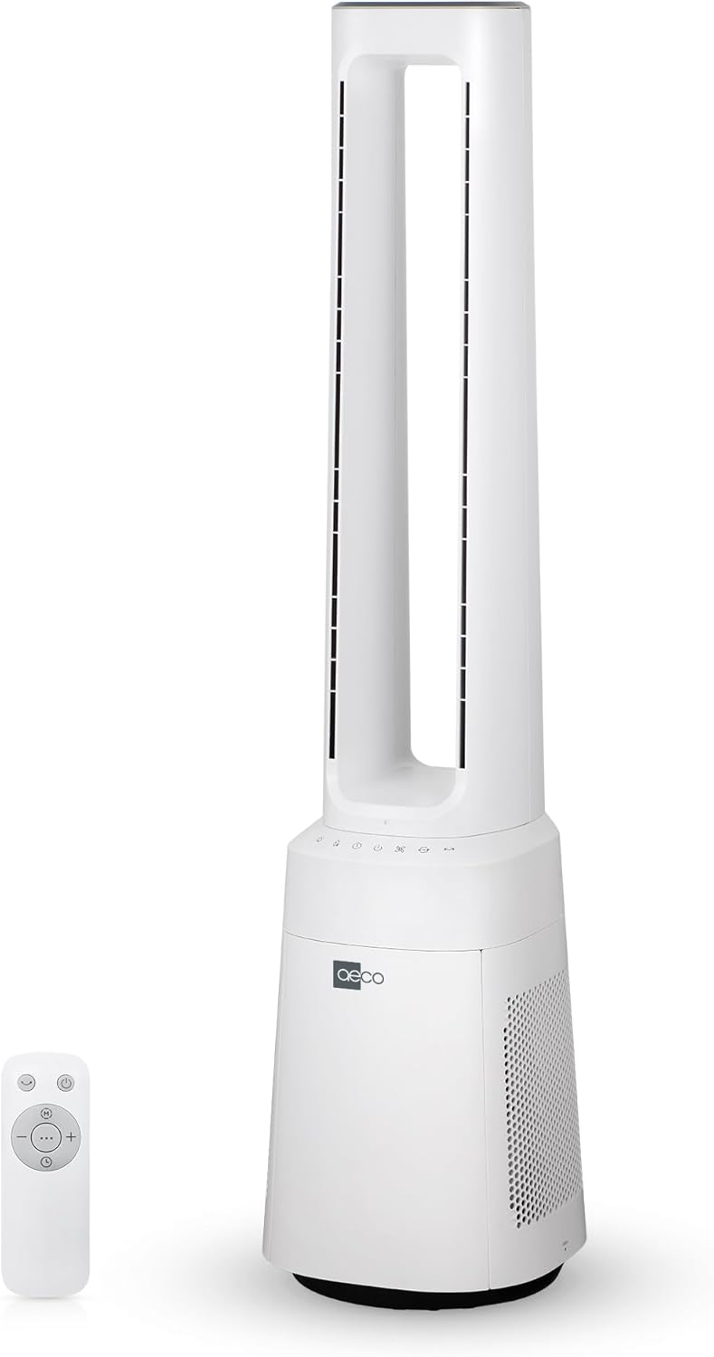 Aeco AirX Guard Turmventilator, Tisch, Standventilator, Schlafzimmer, 100 m, 36 W, 25.5 W, 105 cm, 76 cm, 101 cm