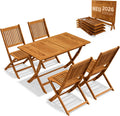 Casaria Gartenmöbel Set Modell 2026 - NEU: Extra Stabiler Tisch, 160 kg
