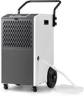 GOPLUS 73 l/Tag Luftentfeuchter, Praktisch, 30 l, 27 °C, 60 l, 30 °C, 1-24 Stunden, 194 cm