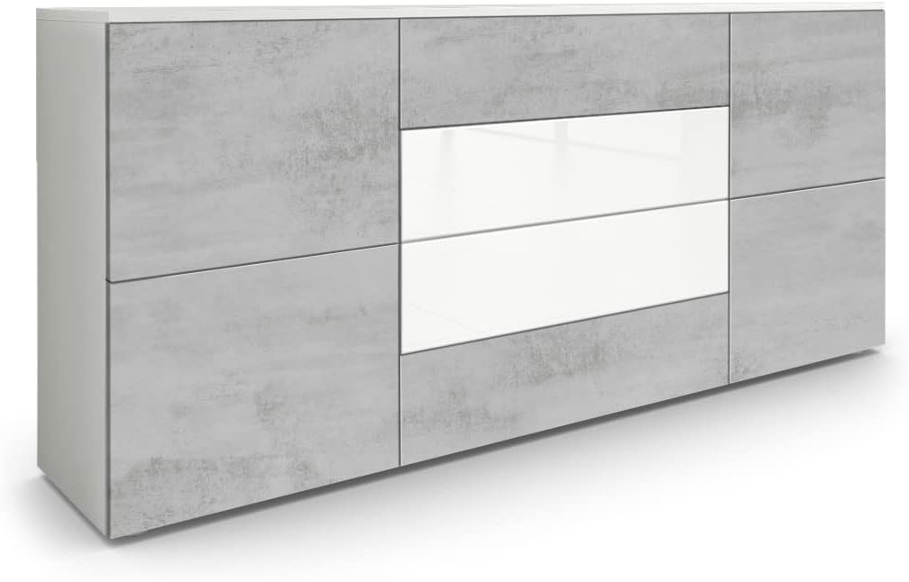 Vladon Sideboard Rova, Minimalistisch, Schlafzimmer, 40 kg