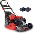 Scheppach Benzin Rasenmäher MS225-56E mit E-Start, Garten, 56 cm, 25 – 75 mm, 65 l, 4400 W
