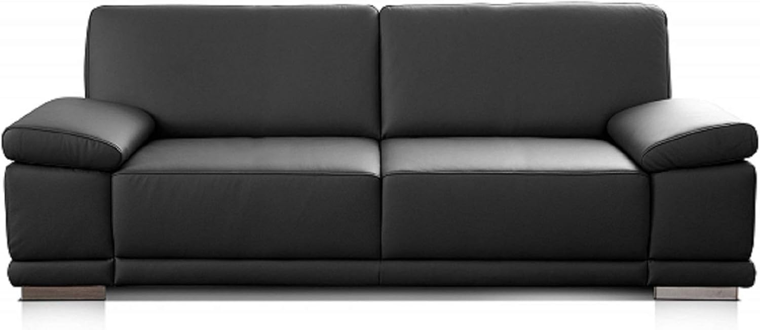 CAVADORE 3,5-Sitzer Sofa, Ecksofa, 99 cm, 41 cm, 66 cm, Schwarz