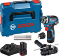 Bosch Professional 12 V System Akku-Bohrschrauber, 10.8 V, 8 mm
