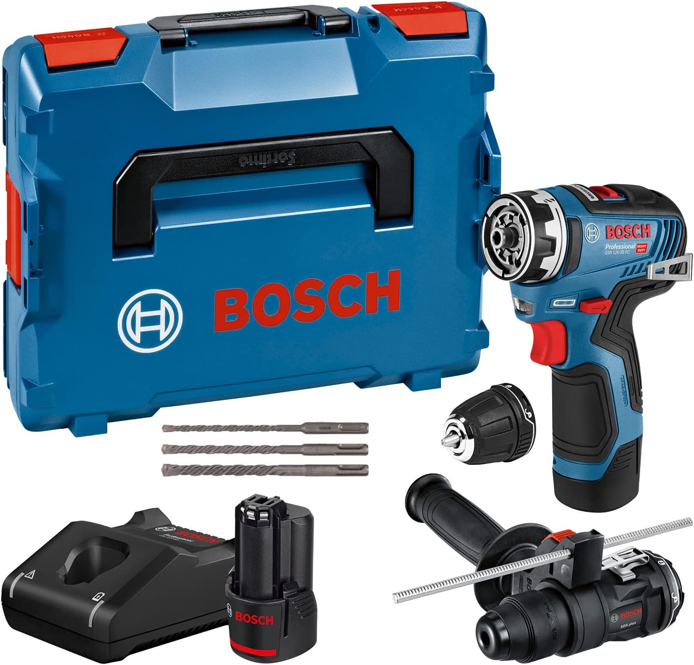 Bosch Professional 12 V System Akku-Bohrschrauber, 10.8 V, 8 mm