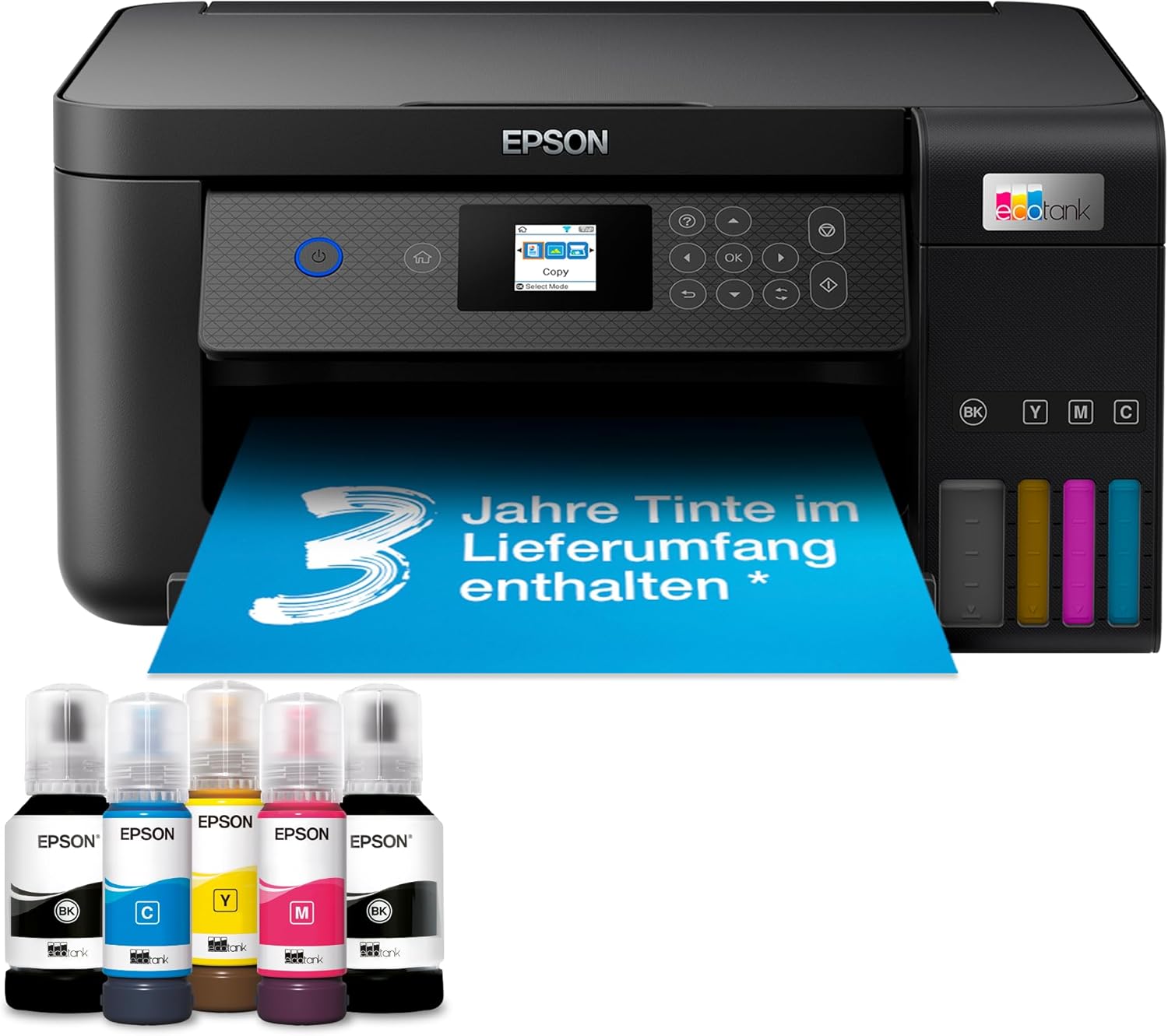 Epson EcoTank ET-2850 A4-Multifunktions-Wi-Fi-Tintentankdrucker