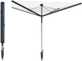 Vileda Sun-Rise Premium Wäschespinne -50m Leinenlänge, Garten, 1,82m