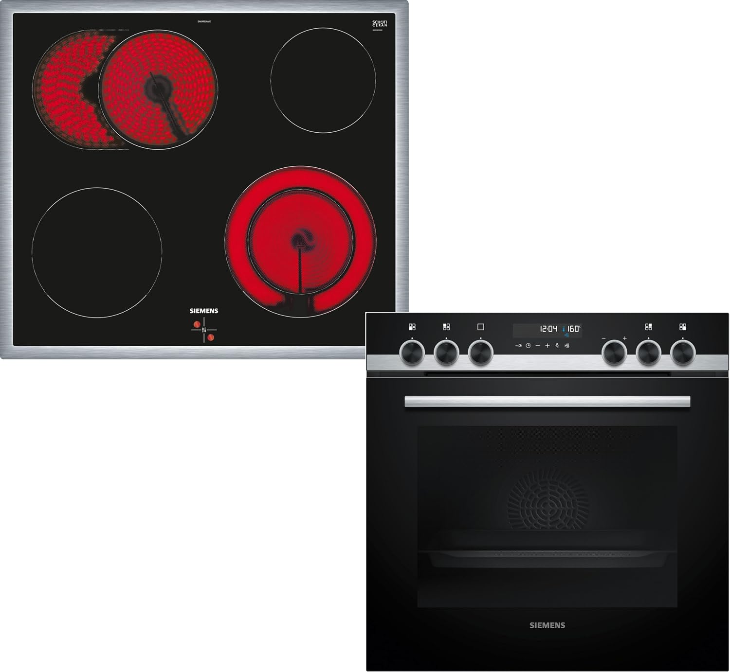 Siemens PQ521KB11, Backofen, Kochfeld, 60 cm, Selbstreinigung