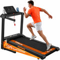 JAGJOG Laufband mit 1-14 km/h Geschwindigkeit für Flexibles Training, Bett, Für Zuhause, Outdoor, 136 kg, 20 cm, 43 cm, 4 M, LED