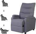 Mingone Relaxsessel, Fernsehsessel, TV-Sessel, 104 cm, 150 kg, 25 kg, Grau