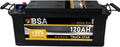 BSA BATTERY HIGH QUALITY BATTERIES Batterie 120Ah 12 Autobatteri, 12 V, 115Ah, 110Ah, Schwarz