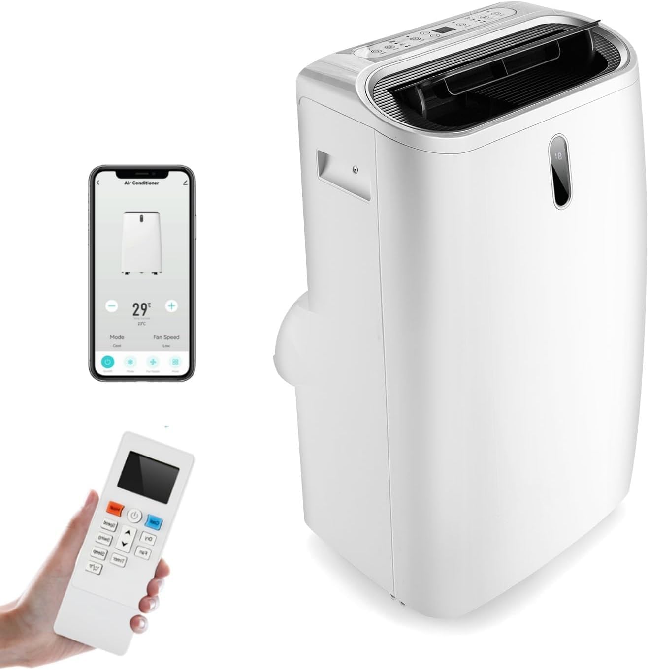 GOPLUS 14000 BTU Klimaanlage mobil, Automatisch, 16-32 °C