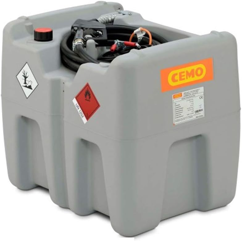 CEMO Tankanlage Tankstation Dieseltank mit 12 V Pumpe Transporttank DT-Mobil Easy 210, 30 l, 4m, 68,5 cm