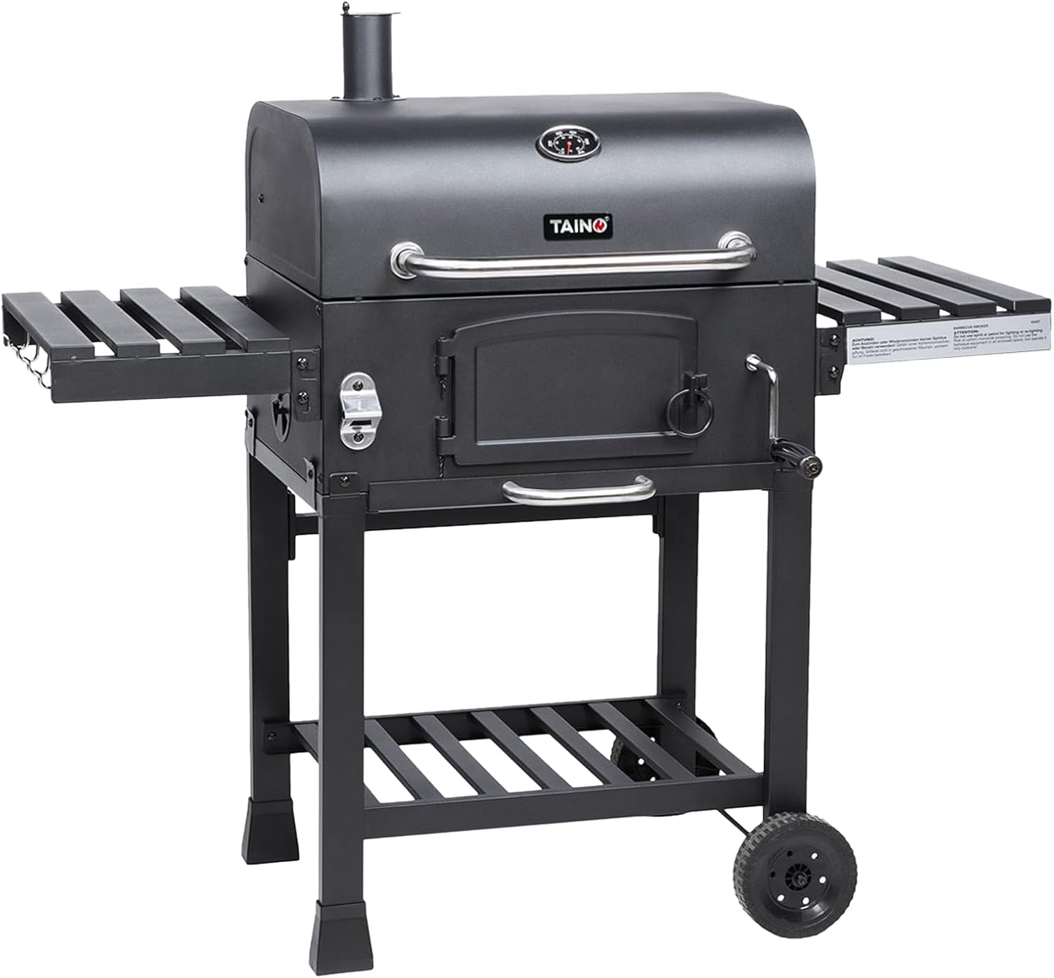 TAINO HERO XL BBQ Smoker GRILL, Standgrill, Garten, 27 kg, 113,5 cm, 42 cm