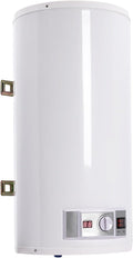 HuKaiL EU 50L Elektronischer Warmwasserbereiter Elektrische Durchlauferhitzer, 71 * 34 cm, Edelstahl, für Küchen Toiletten, Weiß
