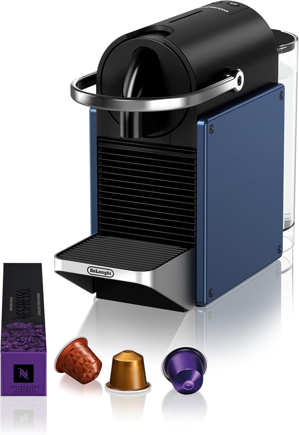 Nespresso Longhi EN 127. BL Kaffeemaschine, Blau/Schwarz