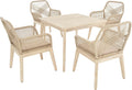 Di volio Gartenmöbel Set Tarato - beige, Sessel, Tisch, 70 cm, 5.5 cm, Aluminium