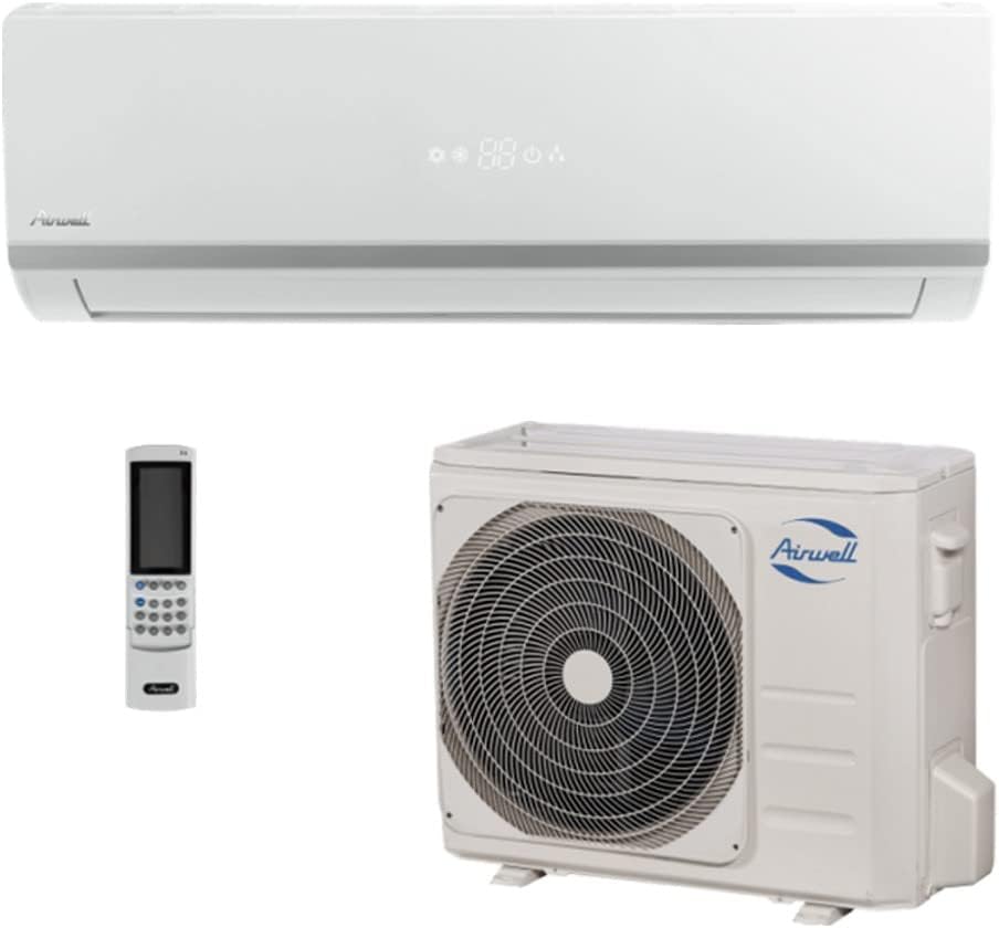 AIRWELL Inverter-Klimaanlage A++ Monosplit 24000 Split-Klimaanlage, Neuheit 2022, 24000 BTU, Inverter-Technik, Weiß