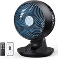 DREO 3D Tischventilator Sehr Leise 22 dB, Für Zuhause, Büro, 26 m, 1 Minute