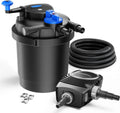 SunSun Komplettset: CPF-2500 Teichdruckfilter bis 6000 l mit 11 Watt UV-C Teichklärer, UVC-Lampe, 6.000 l, 3000 l, 10 W, 5 m, 5m