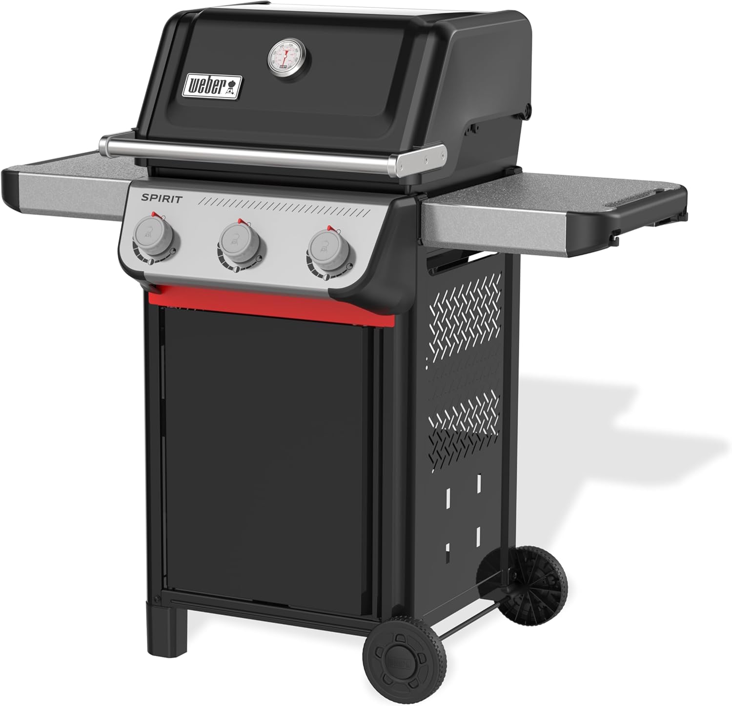 Weber Spirit E-310 Gasgrill / 3 Brenner, Leuchte, 78,5 cm, Schwarz