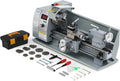 CREWORKS Metalldrehmaschine 750 W Drehmaschine 8 × 16 Zoll Tisch, 29,2 cm
