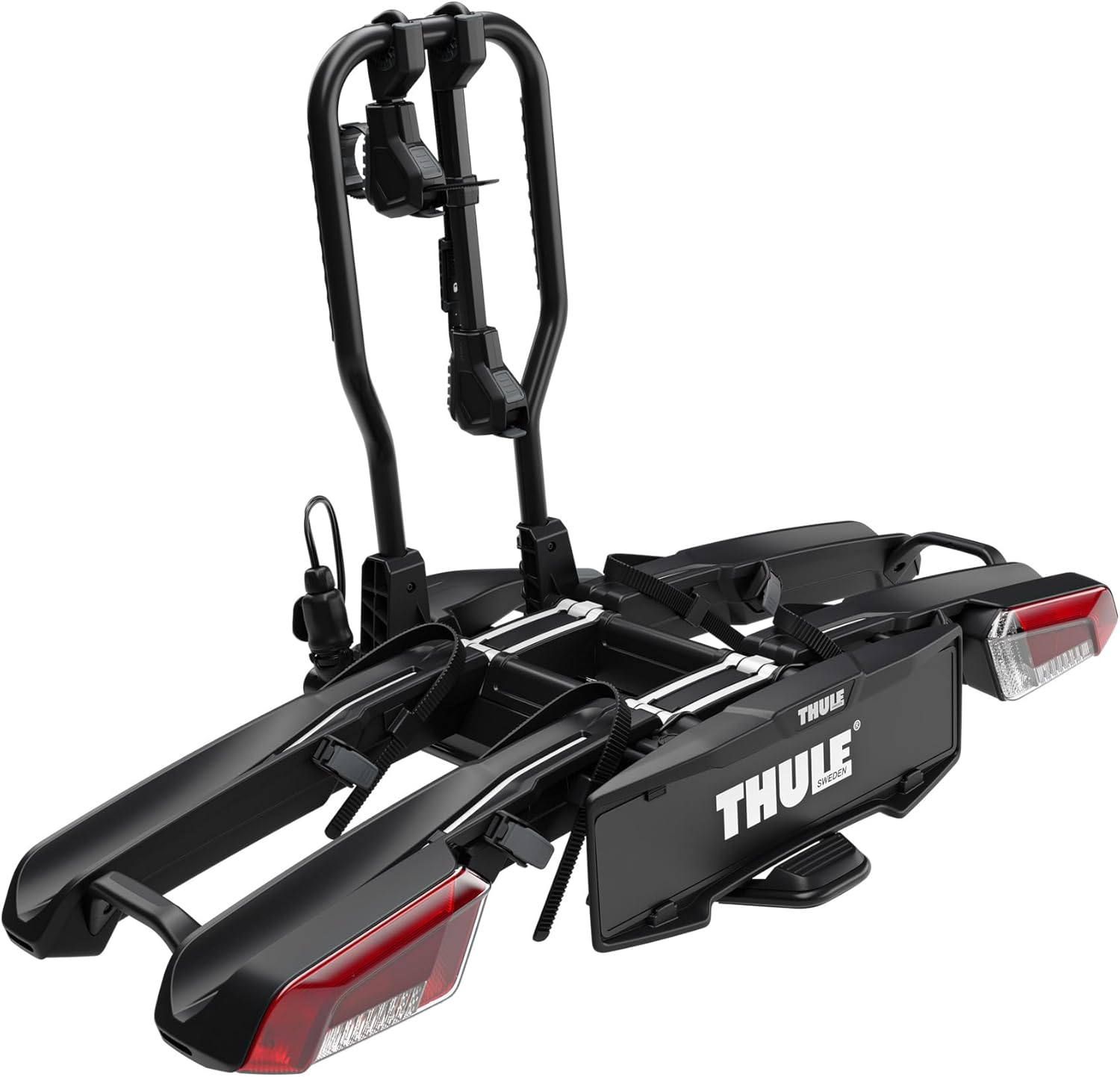 Thule Easyfold 3 Plattformfahrradträger Für Die Anhängerkupplung Black, 25 cm, 20 mm, 90 mm, 60 kg, 30 kg, 81 cm