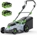 ETOOLAB Akku-Rasenmäher 40 V(2 × 20 V), 43 cm, 25–75 mm, 13 kg, 143 cm, Mulchfunktion