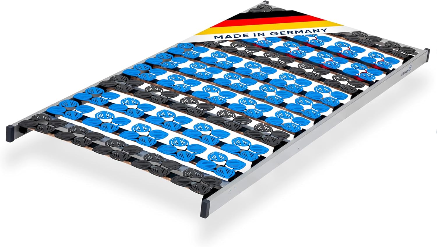 CubeSleep Cloud NV 7-Zonen Tellerfeder Lattenrost 100 × 200 cm, 9 cm, 140 kg, 180 kg, Kunststoff
