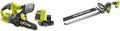 Bundle aus RYOBI 18 V ONE+ Akku-Kettensäge, Akku-Heckenschere, 50 cm, 2,5 Ah, Ohne Akku und Ladegerät